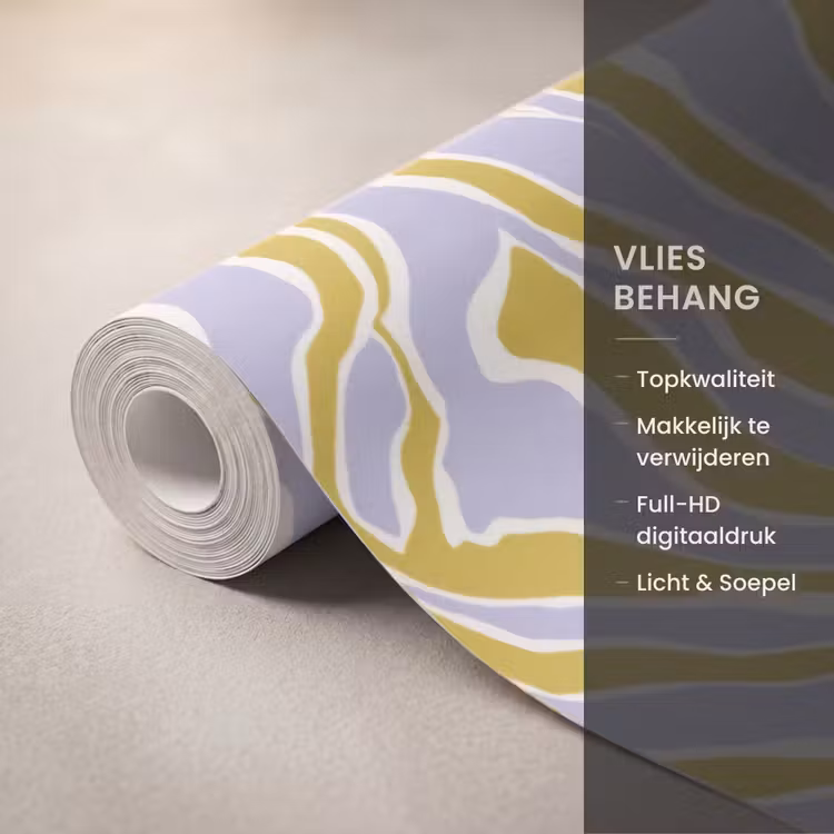 Behang - Zebra - Modern - Meerkleurig — 3
