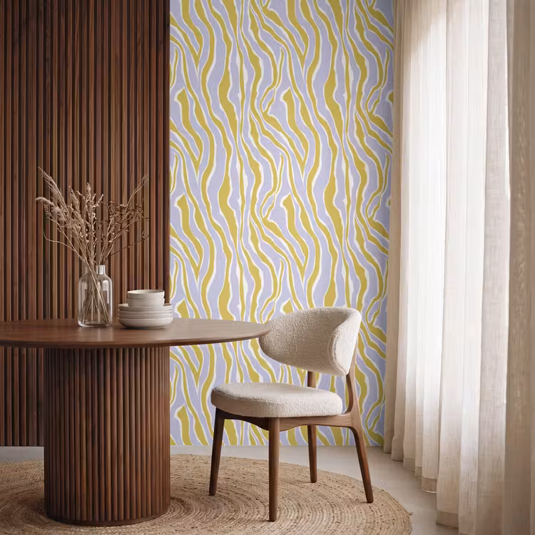 Behang - Zebra - Modern - Meerkleurig — 4