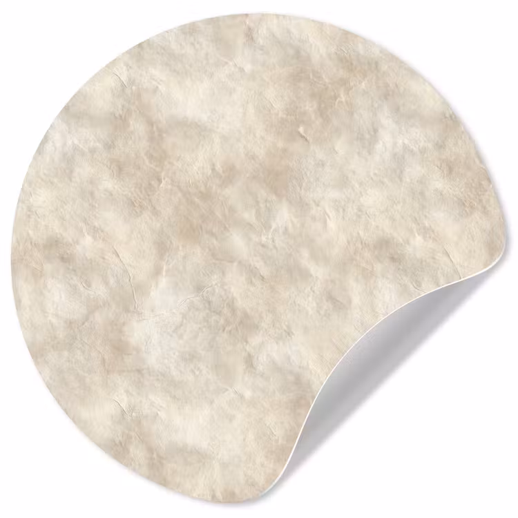 Behangcirkel - Beige - Reliëfstructuur - Natuursteen — 1