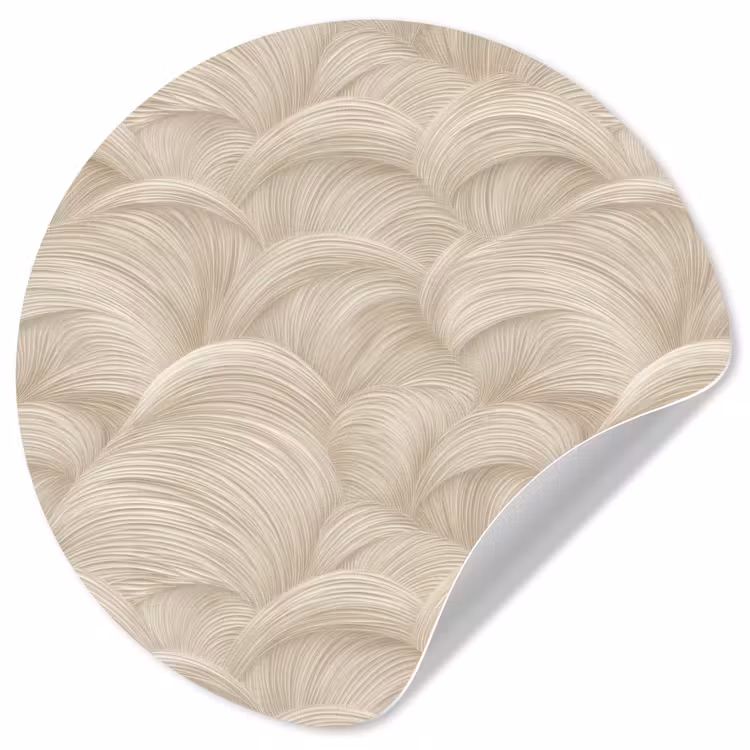 Behangcirkel - Bogen - Patroon - Beige — 1