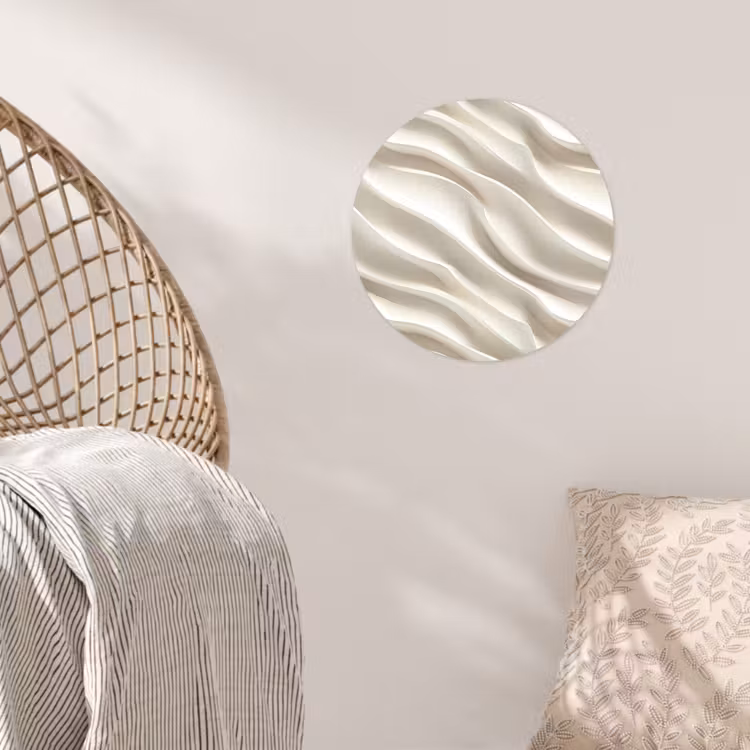 Behangcirkel - Diagonaal - Golven - Crème — 5