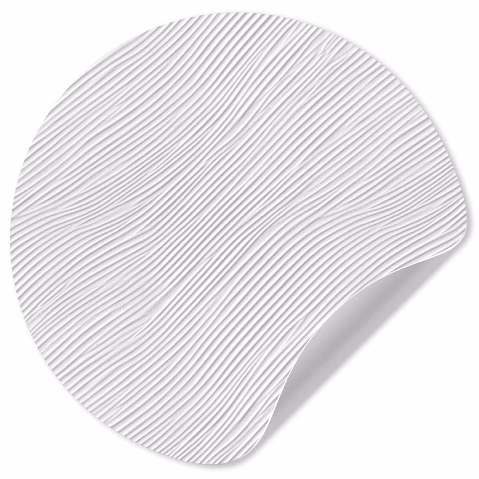 Behangcirkel - Golven - Ribbels - Wit — 1