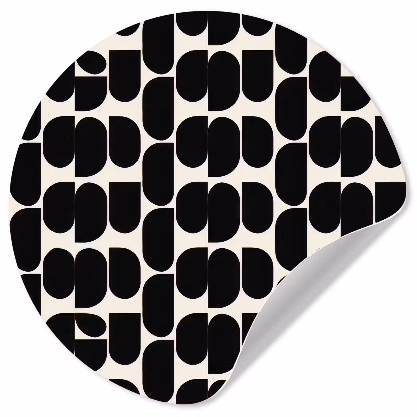 Behangcirkel - Modern - Patroon - Zwart — 1