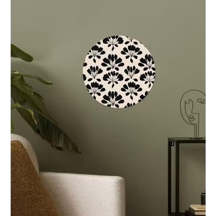 Behangcirkel - Abstract - Patroon - Zwart — 3