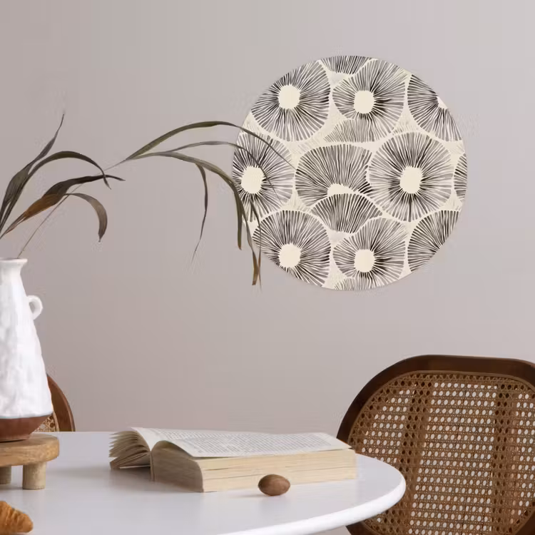 Behangcirkel - Cirkels - Patroon - Zwart — 4