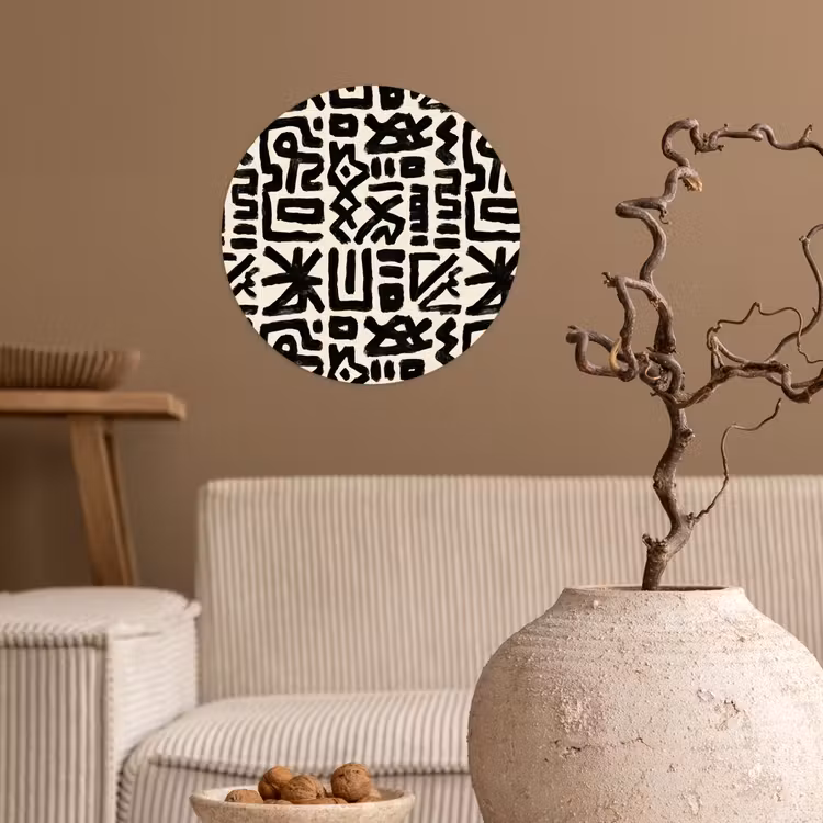 Behangcirkel - Geometrisch - Figuren - Zwart — 2