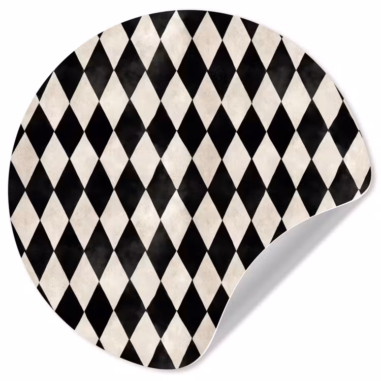 Behangcirkel - Klassiek - Patroon - Zwart — 1
