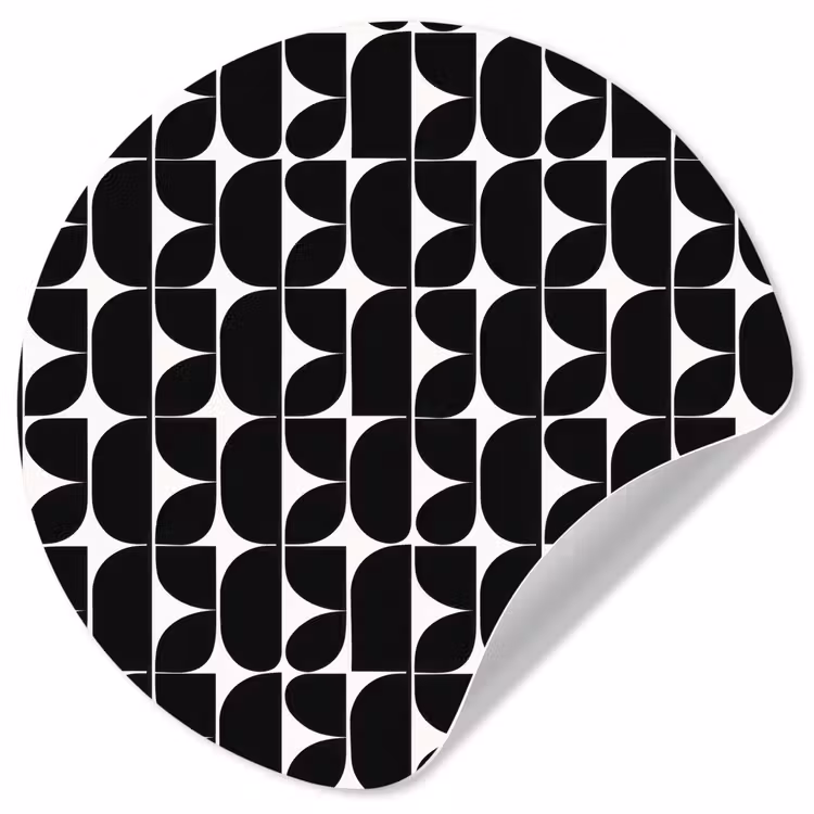 Behangcirkel - Modern - Geometrisch - Zwart — 1