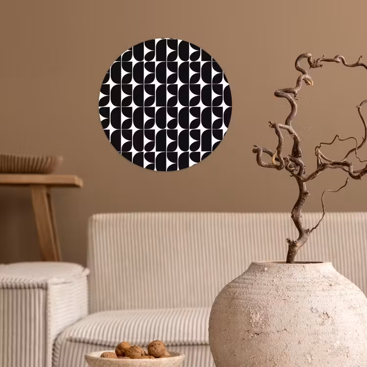 Behangcirkel - Modern - Geometrisch - Zwart — 2