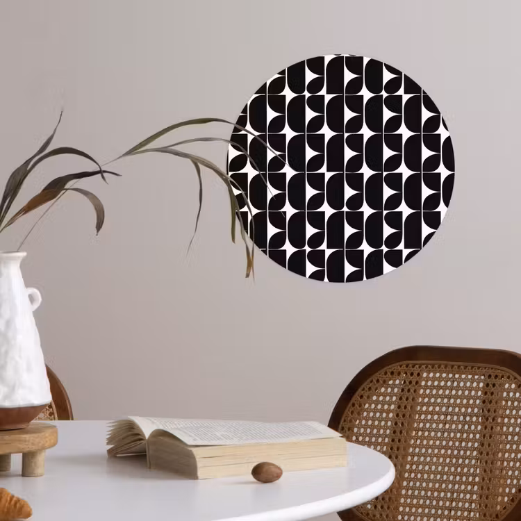 Behangcirkel - Modern - Geometrisch - Zwart — 4