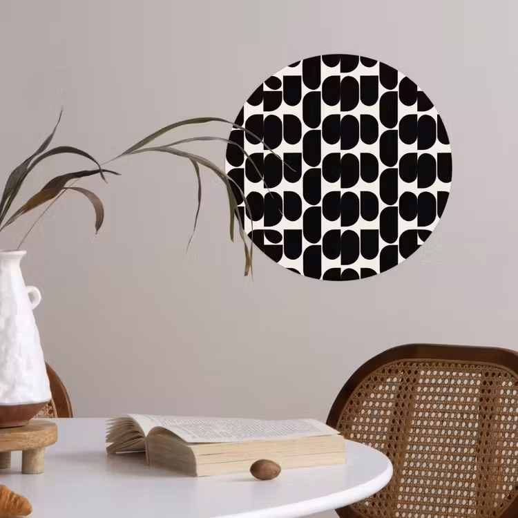 Behangcirkel - Modern - Patroon - Zwart — 4