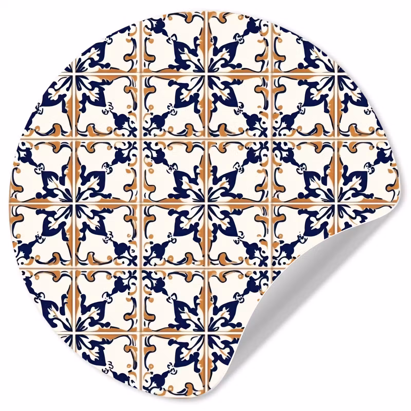 Behangcirkel - Klassiek - Patroon - Kleurrijk — 1
