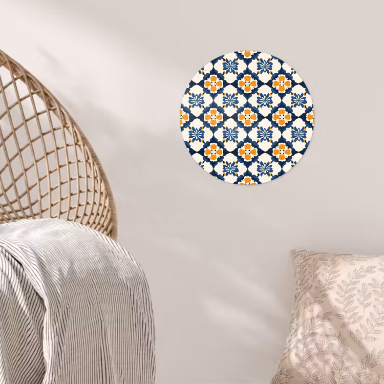 Behangcirkel - Klassiek - Geometrisch - Blauw — 5