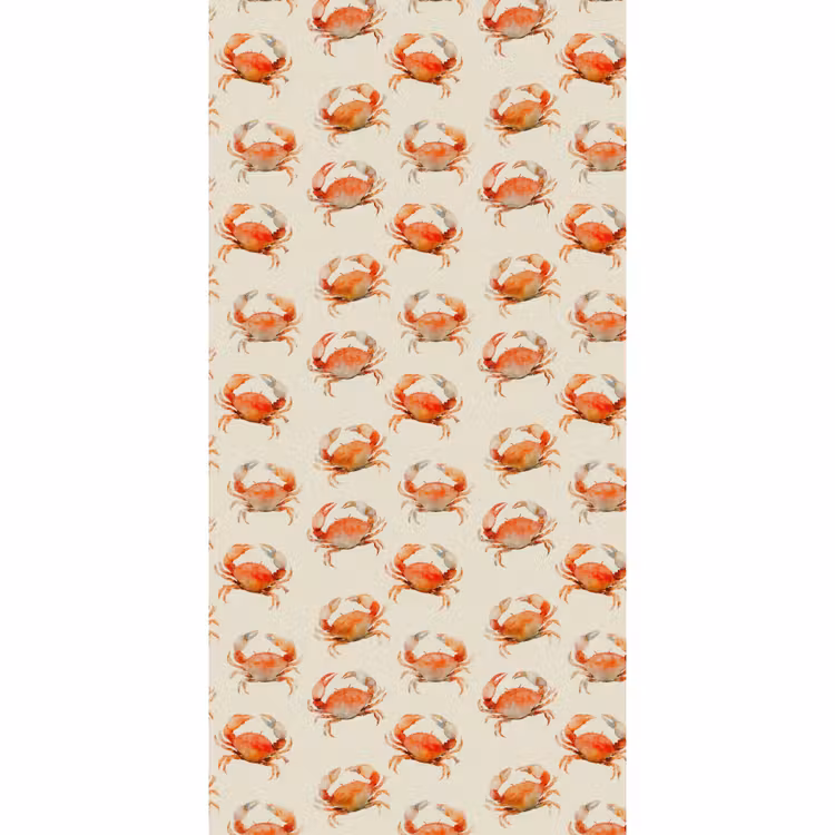 Behang - Krabben - Patroon - Oranje — 2