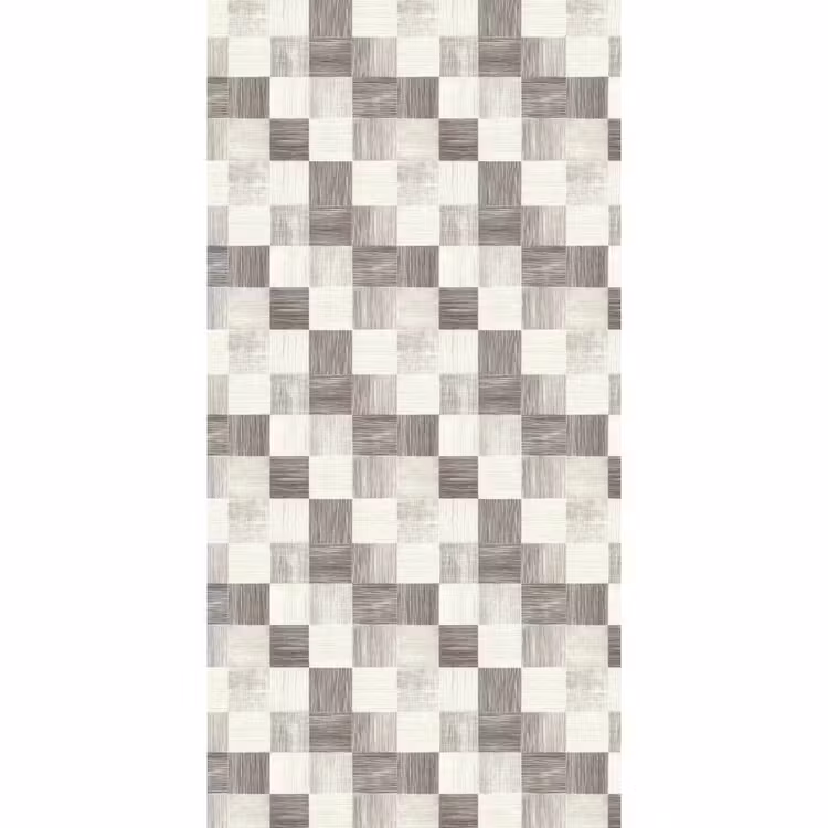 Behang - Patroon - Dambord - Houtnerf — 2