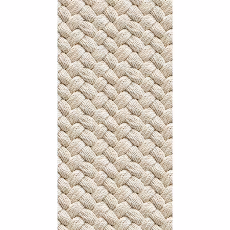 Behang - Touw - Gebreid - Beige — 2