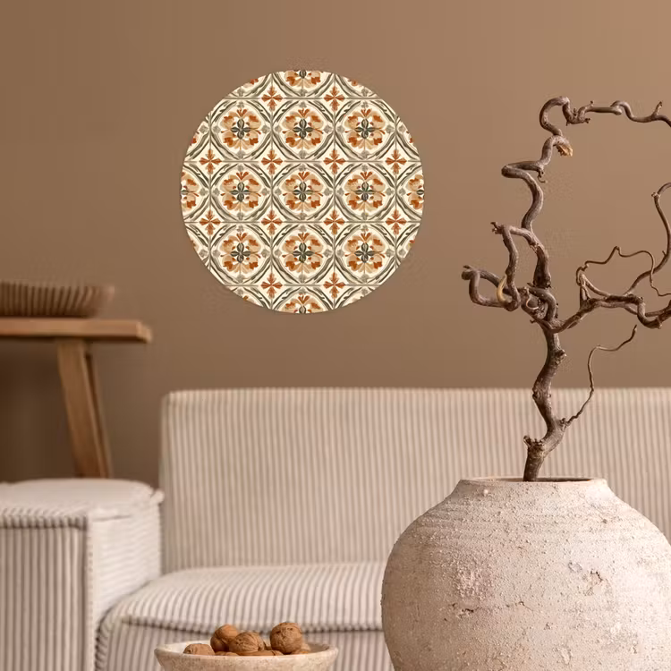 Behangcirkel - Elegant - Antiek - Kleurrijk — 2