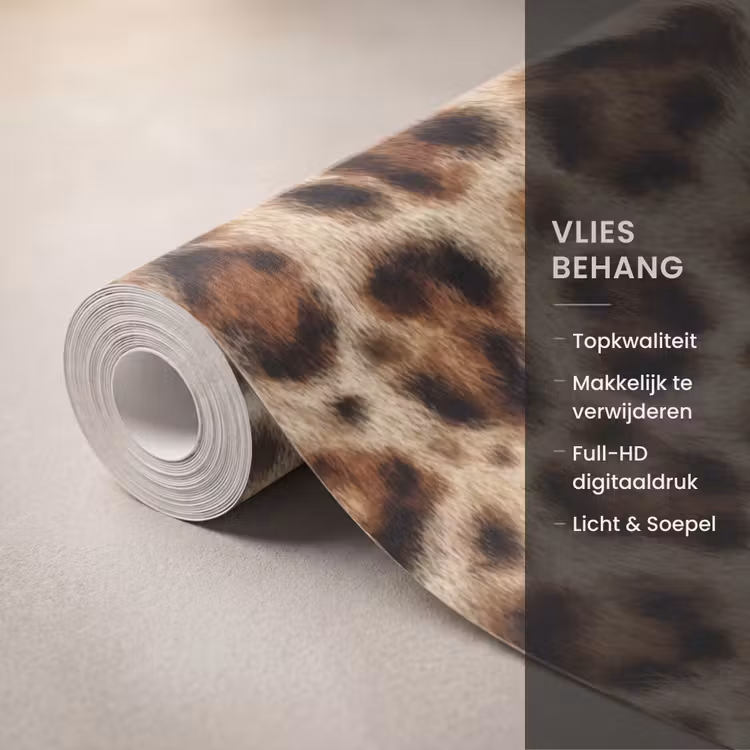 Behang - Luipaard - Bruin - Vacht — 3