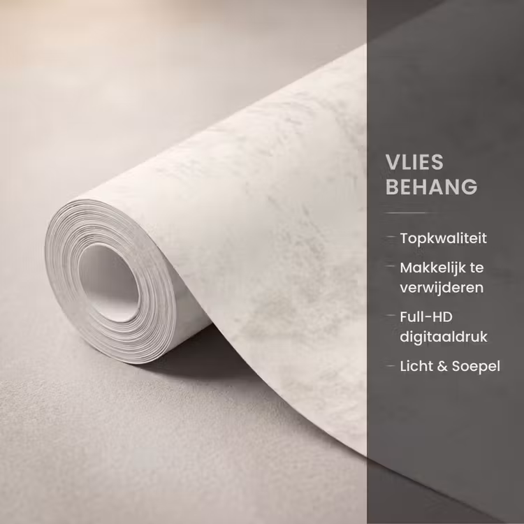 Behang - Patroon - Organisch - Beige — 3