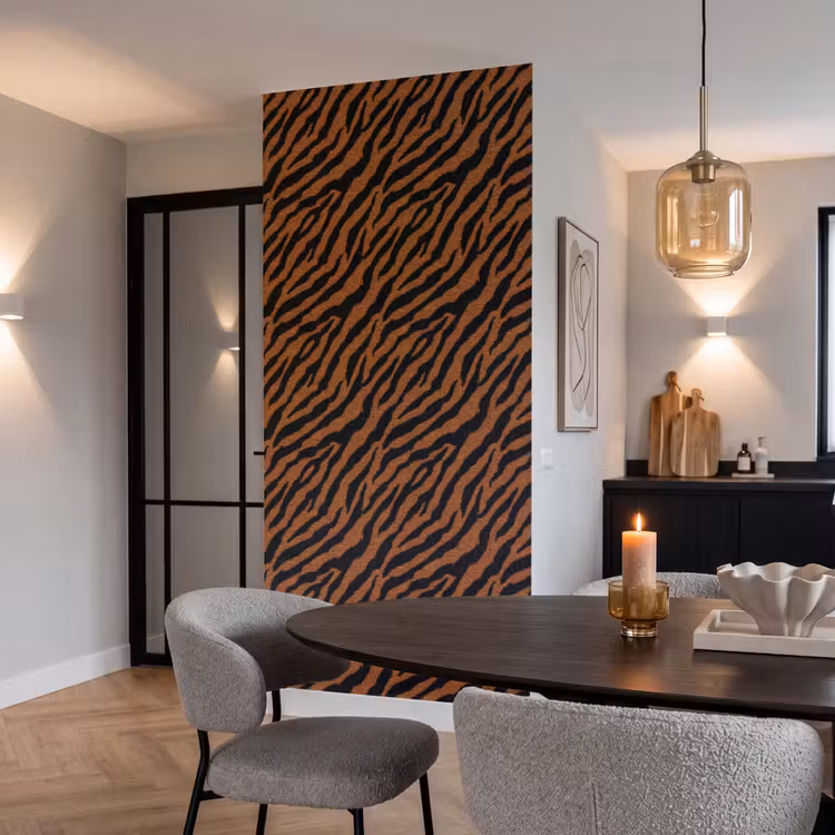 Behang - Tijger - Zwart - Vacht — 5