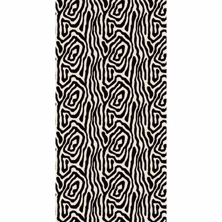 Behang - Zebra - Zwart - Abstract — 2