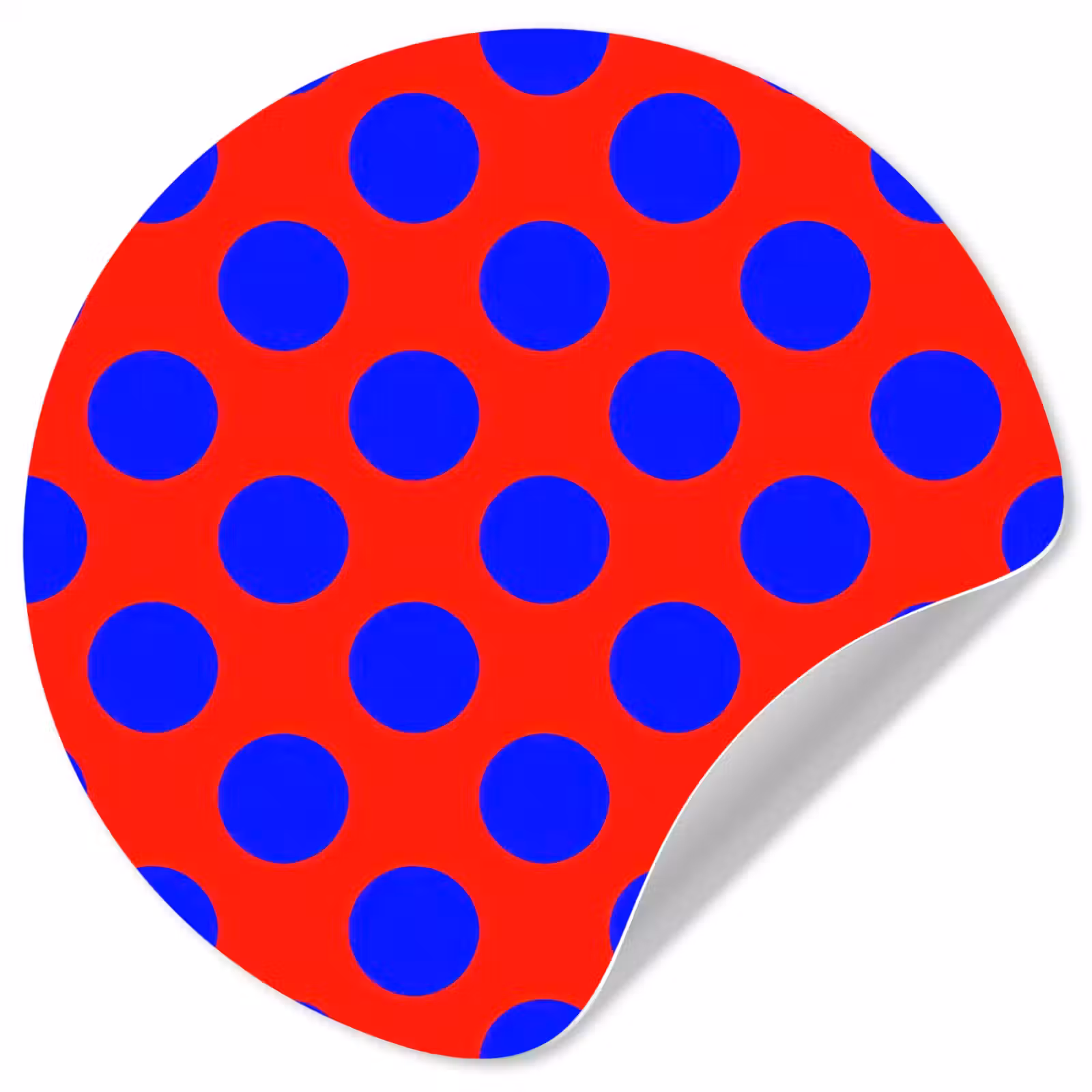 Behangcirkel - Dots - Klassiek - Rood — 1