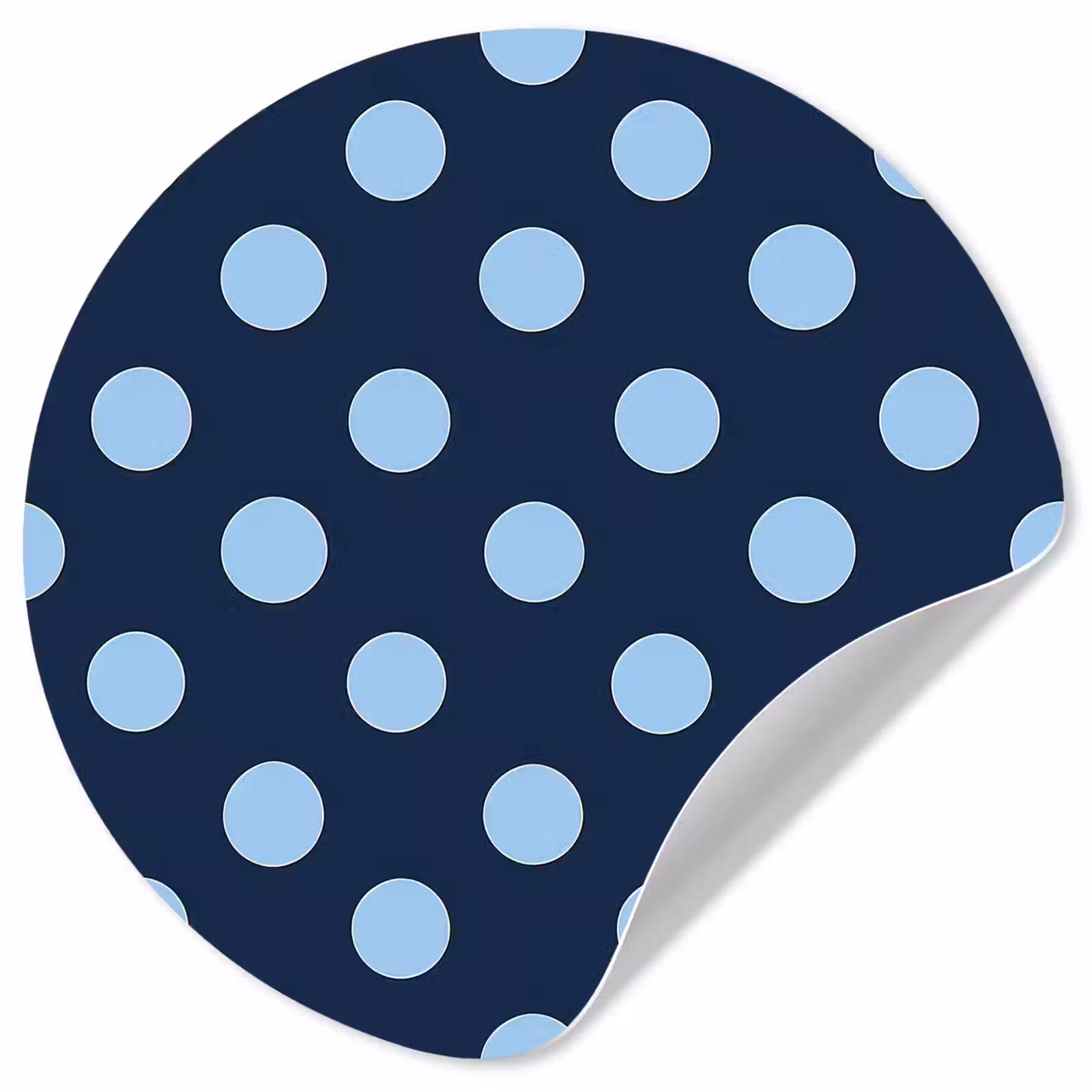 Behangcirkel - Klassiek - Dots - Blauw — 1