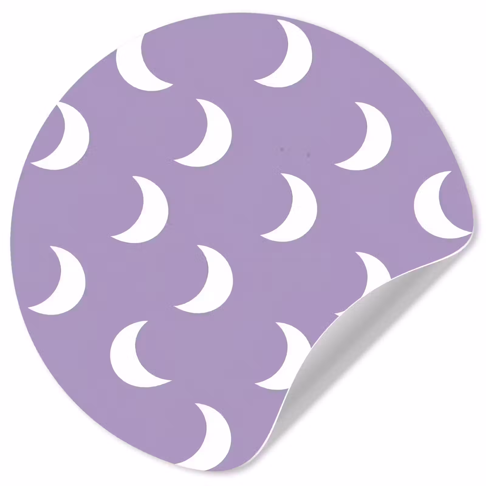 Behangcirkel - Manen - Patroon - Paars — 1