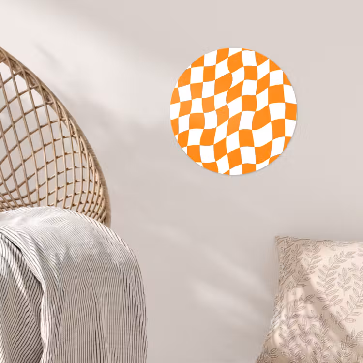 Behangcirkel - Golvend - Patroon - Oranje — 5