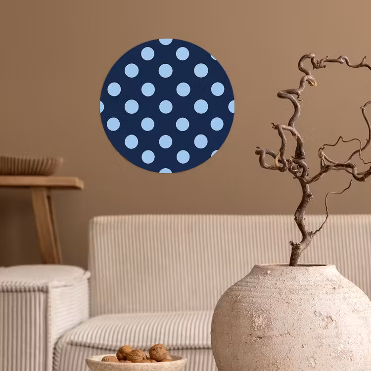Behangcirkel - Klassiek - Dots - Blauw — 2
