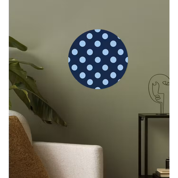 Behangcirkel - Klassiek - Dots - Blauw — 3