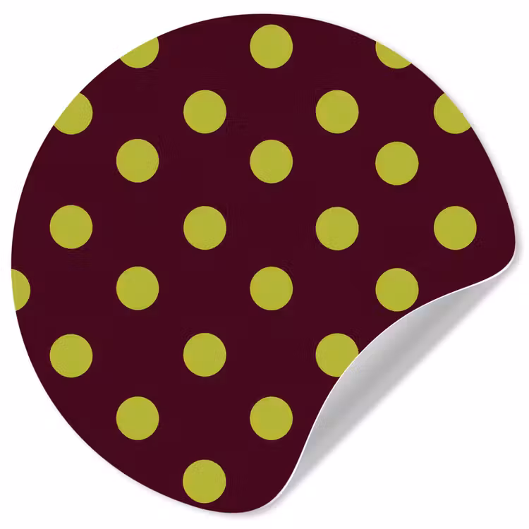 Behangcirkel - Klassiek - Stippen - Groen — 1