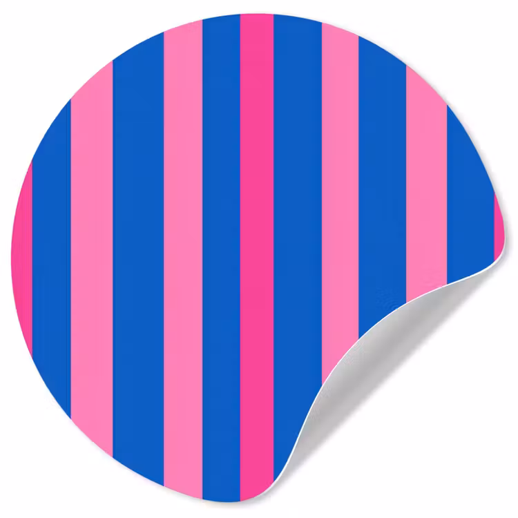 Behangcirkel - Modern - Optisch - Roze — 1