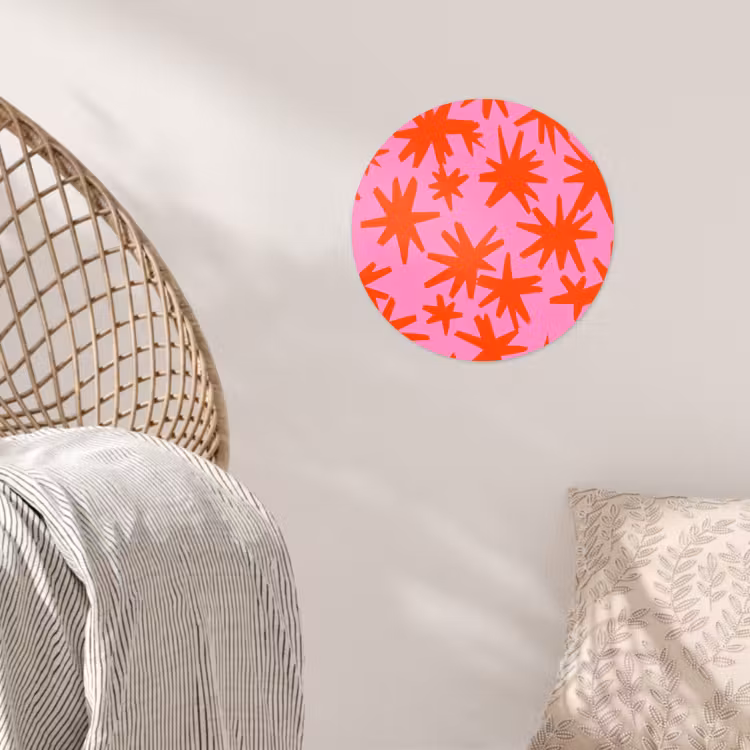 Behangcirkel - Modern - Sterren - Roze — 5