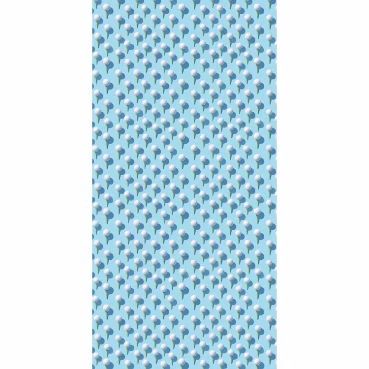 Behang - Golf - Ballen - Blauw — 2