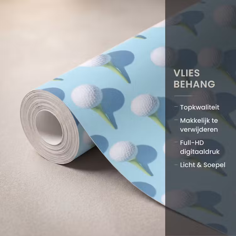 Behang - Golf - Ballen - Blauw — 3
