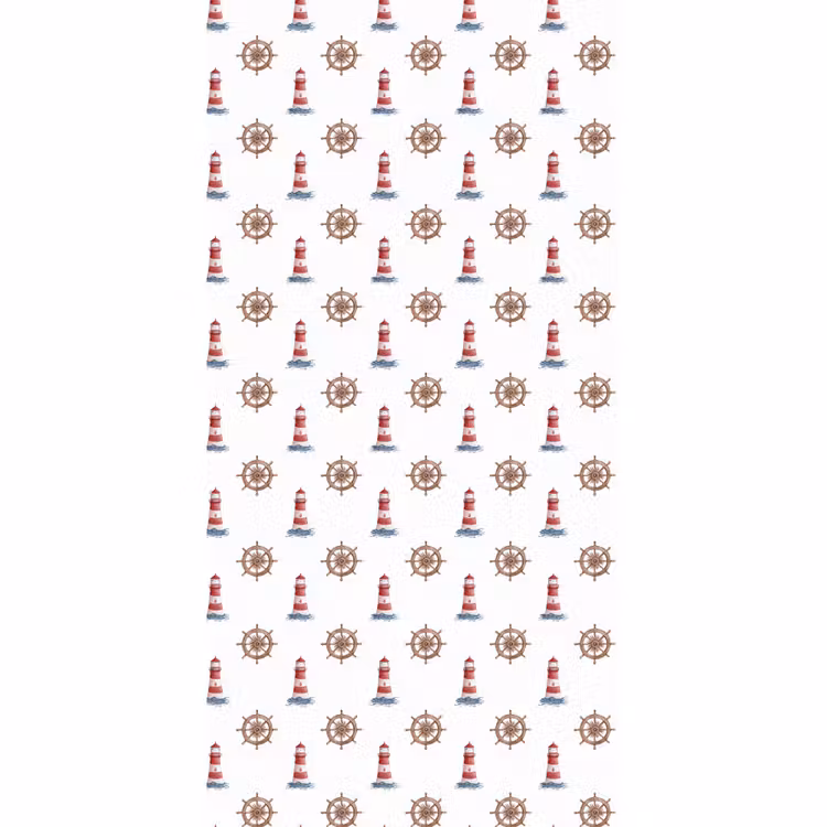 Behang - Nautisch - Klassiek - Rood — 2