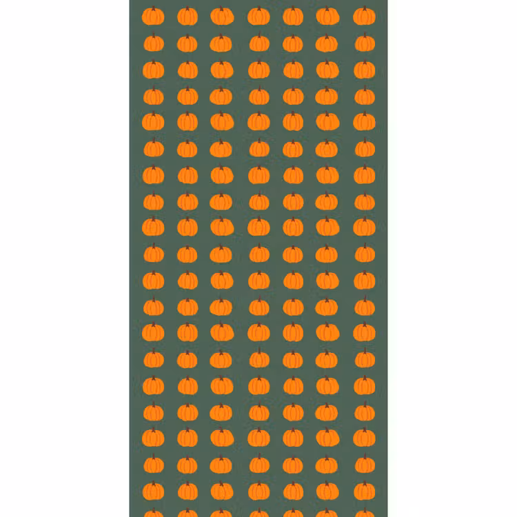Behang - Pompoen - Patroon - Oranje — 2