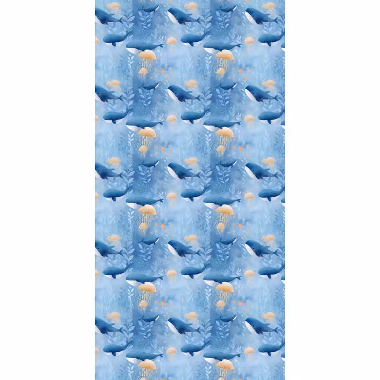 Behang - Walvissen - Oceaan - Blauw — 2