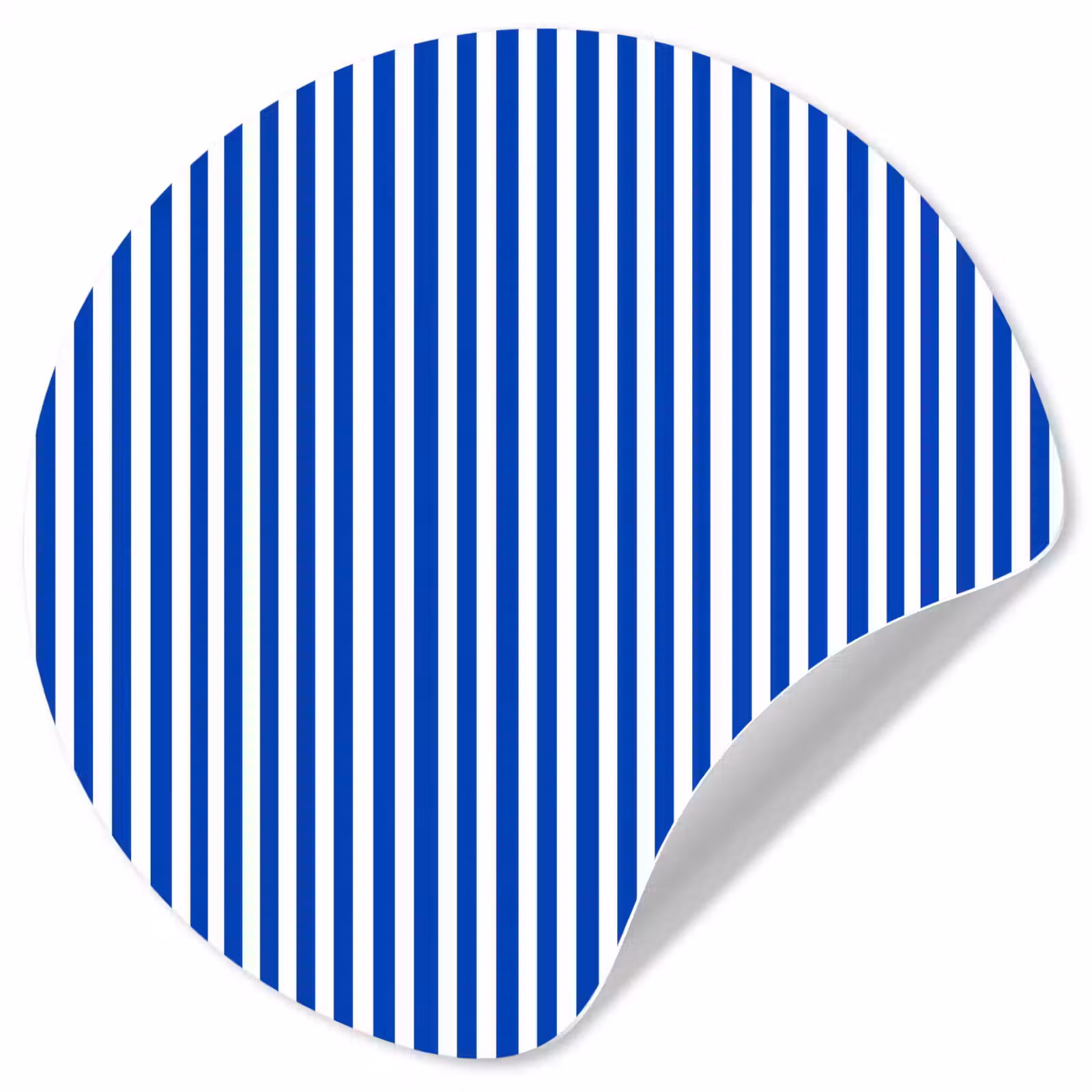 Behangcirkel - Klassiek - Strepen - Blauw — 1