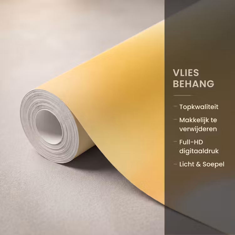 Behang - Vlinder - Bloemen - Oranje — 3