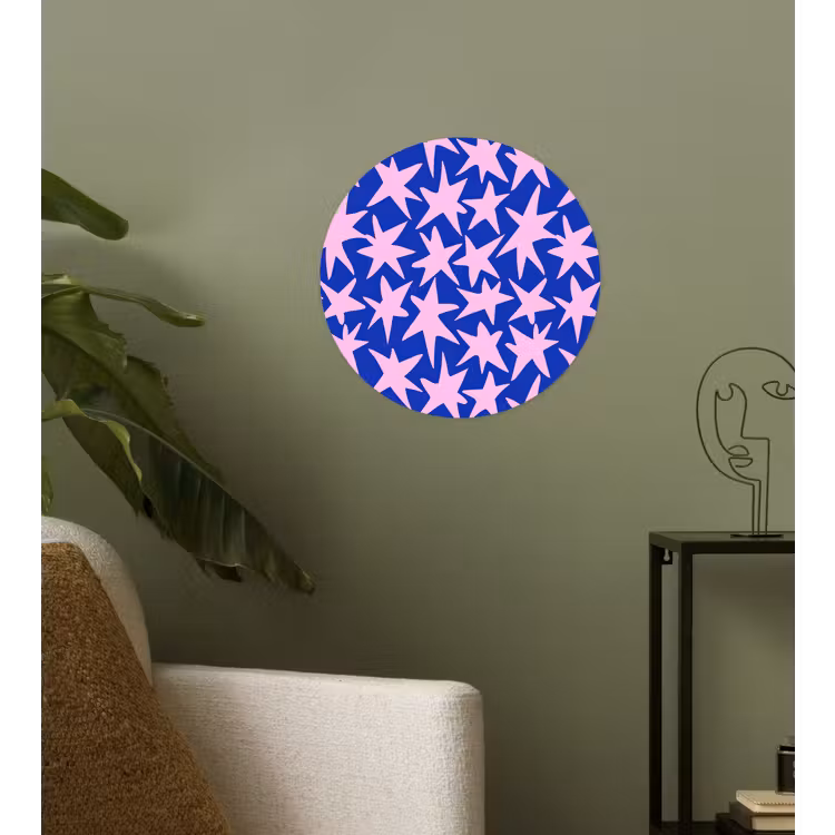 Behangcirkel - Modern - Sterren - Blauw — 3