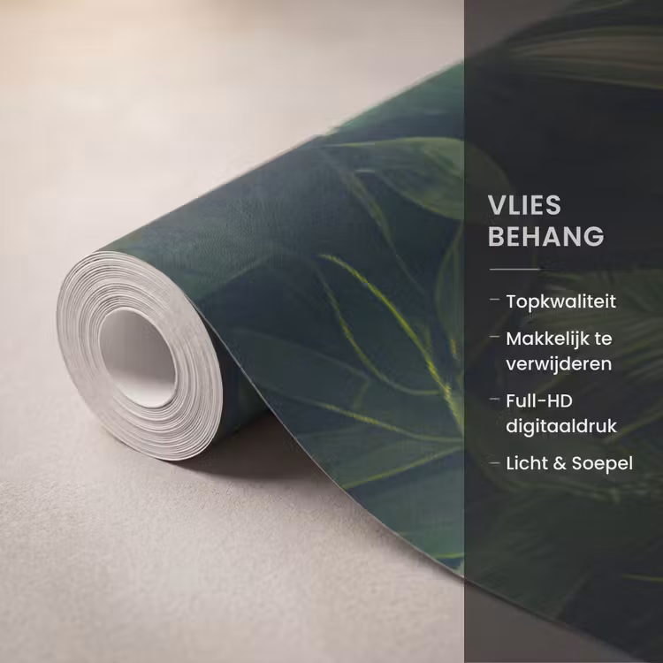 Behang - Vrouw - Panterprint - Jungle - Natuur - Luxe — 3