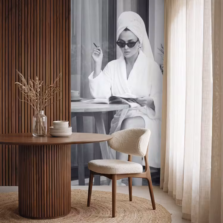 Behang - Modern - Vrouw - Zwart - Wit — 4