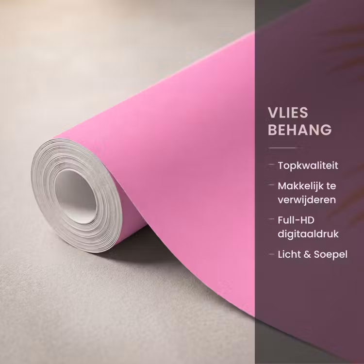 Behang - Palmbomen - Modern - Roze — 3
