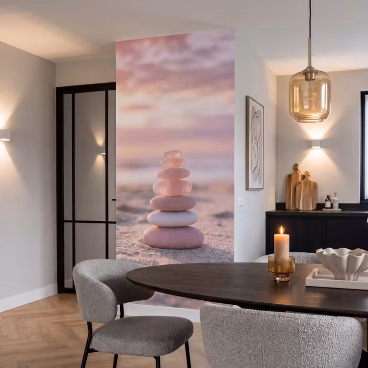Behang - Stenen - Zand - Roze — 5