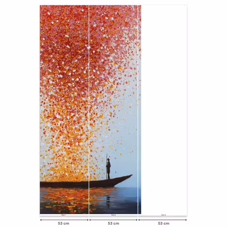 Behang - Wolk - Confetti - Boot - Wateroppervlakte — 6