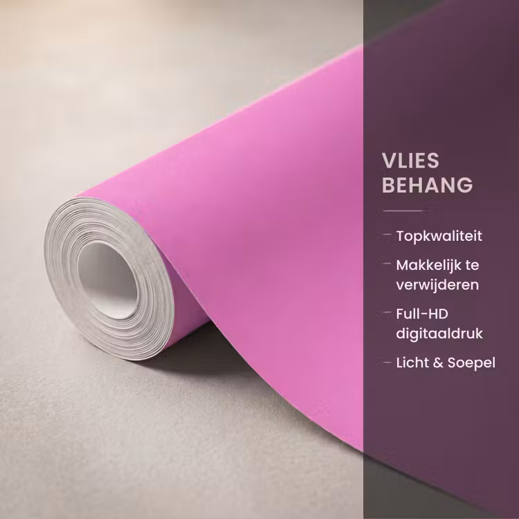 Behang - Smiley - Vrolijk - Roze — 3