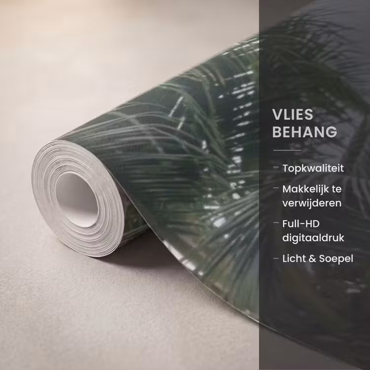 Behang - Surfboard - Palmbomen - Kleurrijk — 3