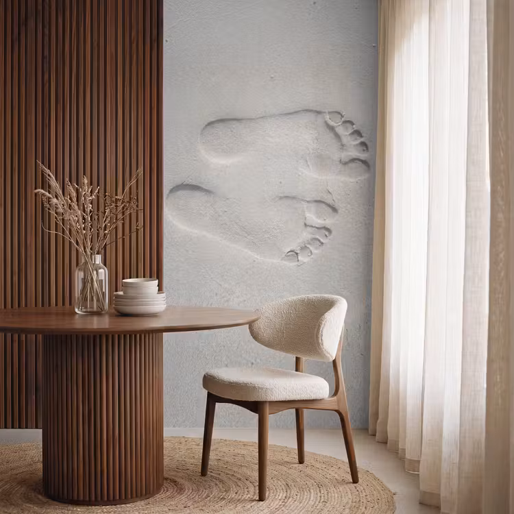Behang - Voeten - Afdrukken - Zand — 4